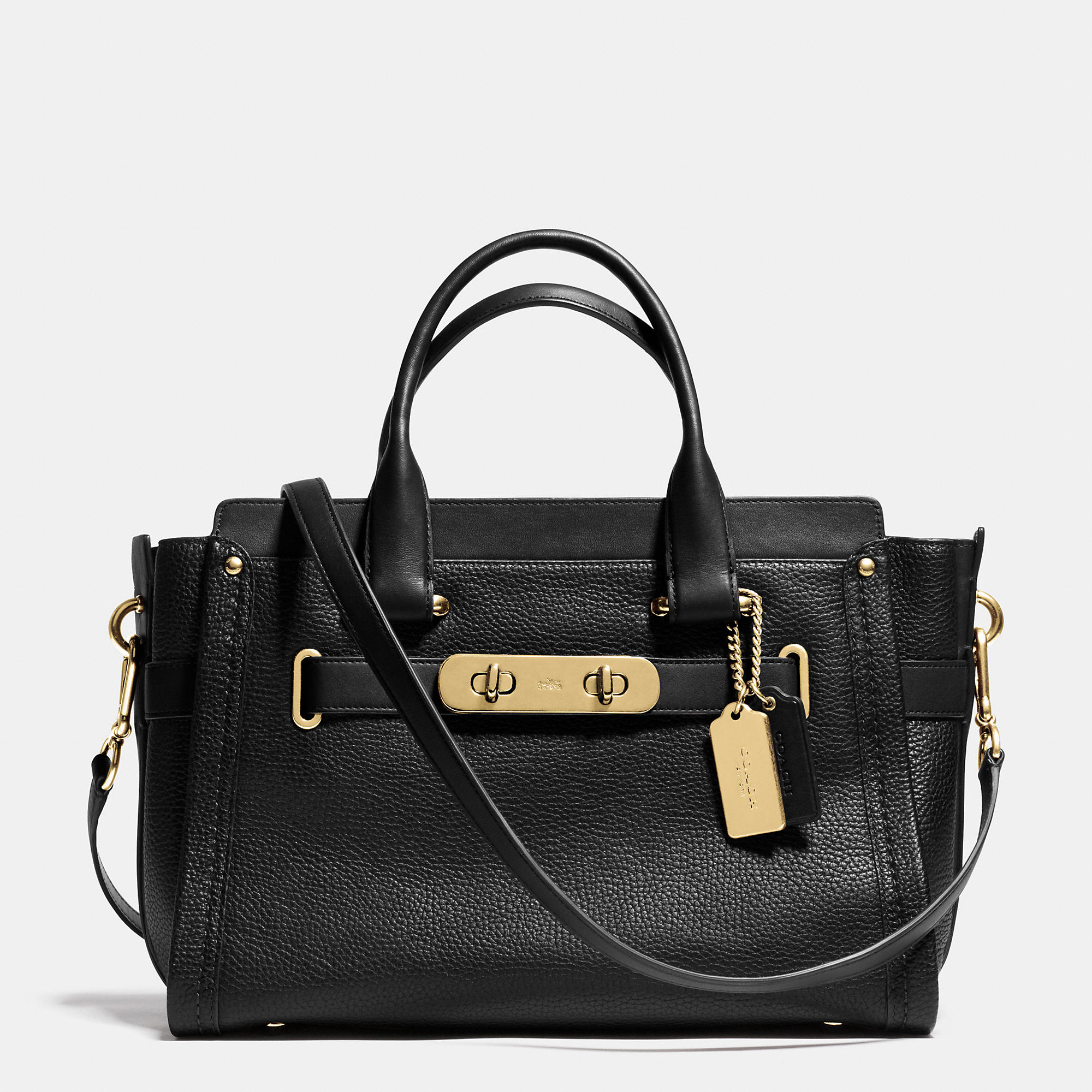 Causual Coach Swagger Carryall In Pebble Leather | Women